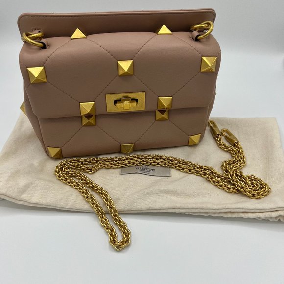 Valentino Medium Roman Stud Shoulder Bag - Picture 9 of 14